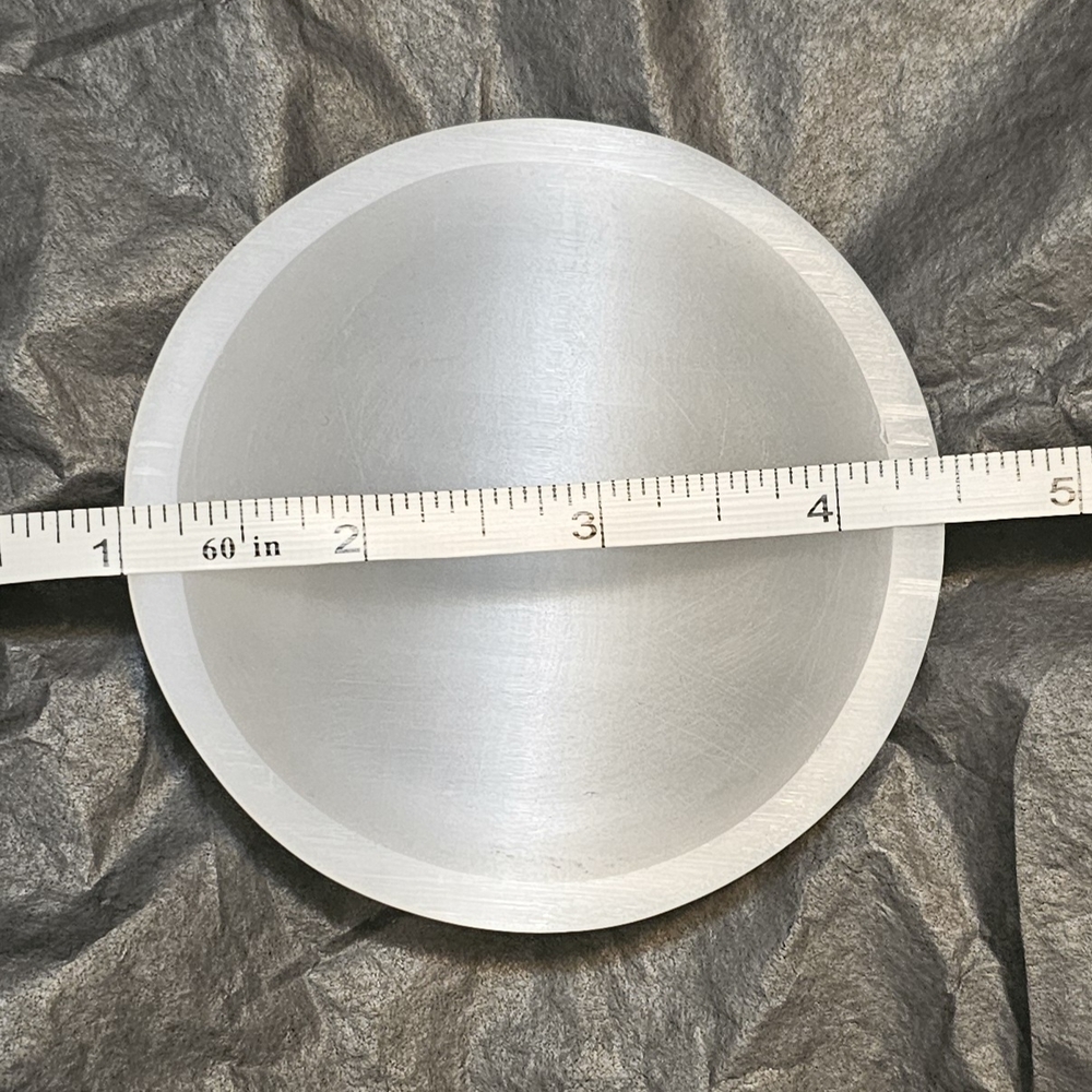 Beautiful Selenite 3.5 Inch Bowl - Smooth, unused, perfect condition.